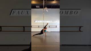 ADV Faux Split Pole Combo floor split invert split extended butterfly floor split [upl. by Ynafit]