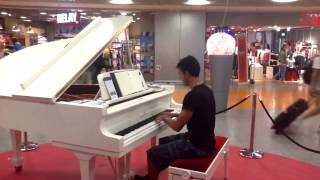 Frankfurt Airport  Bechstein Piano [upl. by Kamillah]