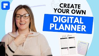 Create an interactive digital planner  Stepbystep tutorial  Free templates [upl. by Phineas]