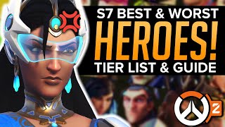 Overwatch 2 BEST amp WORST Heroes Season 7  The CounterPick META [upl. by Akemit]