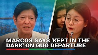 Marcos Jr says kept in the dark on Alice Guo departure [upl. by Maddalena]