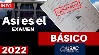 ASÍ es el EXAMEN BÁSICO USAC  TEMARIO  SIMULADOR ADMISIONES USAC 2022 [upl. by Lambrecht]