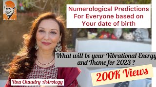 Numerological Predictions and Guidance for Everyone for 2023Based on Date of Birth [upl. by Gad]