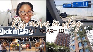 RES MOVEIN VLOG FIRST YEAR UJ STUDENT [upl. by Hogle]