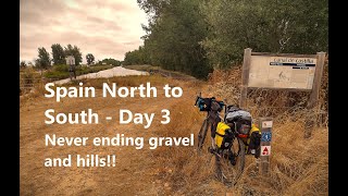 Canals and Gravel on the Eurovelo 1  Bikepacking Cycling Solo  SPAIN NORTH to SOUTH  Part 3 [upl. by Imhskal]