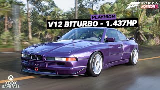 FORZA HORIZON 5 Tunando e Testando a BMW 850 CSI  Xbox Series S  Gamepass  Gameplay [upl. by Larimer713]