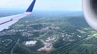 United flight  Dulles Airport to Charlottesville  last 5 minutes of the flight by Dan Gritsko [upl. by Neisa]