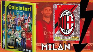 CALCIATORI PANINI 2324 🇮🇹 ASMR Sticking ACMILAN calciatoripanini figurinepanini PaniniItalia [upl. by Pollard]