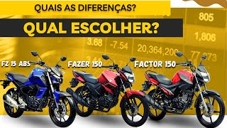 FZ15 FAZER 150 OU FACTOR 150 QUAL COMPRAR DIFERENÇASPREÇOSFINANCIEMENTO E CONSÓRCIO [upl. by Dorothea]