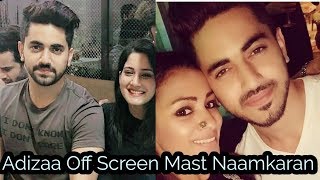 Zain imam and Aditi rathore Off Screen Masti from Naamkaran avneil [upl. by Ertemed]