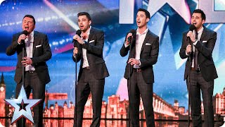 Vocal group The Neales are keeping it in the family  Britains Got Talent 2015 [upl. by Ricoriki]