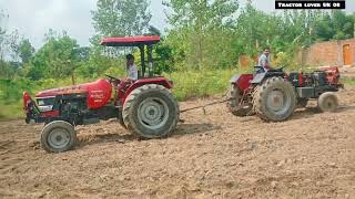 Mahindra 595 di Turbo VS Arjun Ultra 1 605 Di Tochan Mukabala Friend ly 🚜🚜🚜🌾🌾🌾 [upl. by Irisa]