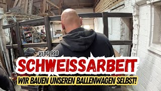 FarmVLOG998  So genial wird der neue Ballenwagen [upl. by Dadelos354]