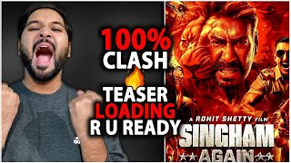 Singham Again TEASER Update  Singham 3 CLIMAX Shocking Update  Singham 3 vs Bhool Bhulaiya 3 Clash [upl. by Angelica]