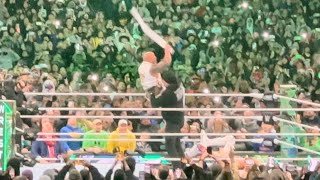 Undertaker returns and destroys The Rock  WWE Wrestlemania 40 [upl. by Eiroc]