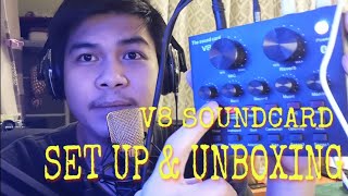 V8 SOUND CARD SETUP amp UNBOXING [upl. by Hilten899]