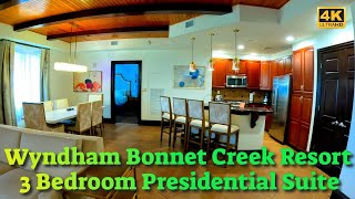 Club Wyndham Bonnet Creek Resort 3 Bedroom Presidential Suite [upl. by Ynohtnaleahcim]