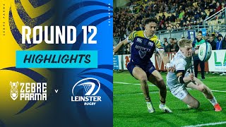 Zebre Parma vs Leinster  Instant Highlights  Round 12  URC 202324 [upl. by Ennad]