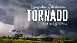 18 May 2017 Waynoka OK tornado and pretty storms [upl. by Ayhdiv]