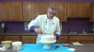 How To Ice a Cake With Buttercream  Global Sugar Art [upl. by Neukam248]