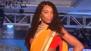 Venus Williams dance at Bangalore Raptors Event  2014 [upl. by Cerallua522]