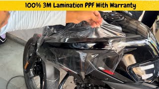 Pulsar N150 3M LaminationPPF  Pulsar N150 Modifications  Paint Protection Film [upl. by Nathanael911]