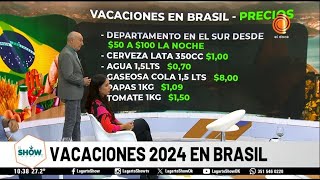 Cuánto cuesta ir de vacaciones a Brasil Estos son los precios en Brasil verano 2024 [upl. by Yartnoed]