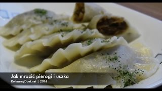 Jak mrozić pierogi i uszka  Mrożenie pierogów i uszek [upl. by Conover]