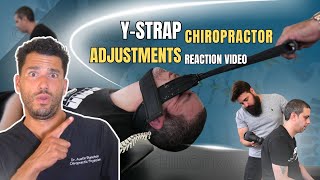 Doctor Reacts To Y Strap Chiropractic Adjustments [upl. by Lashond]