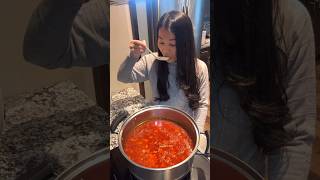 My Hot Pot Soup Base Recipe  So Good shorts [upl. by Valsimot936]