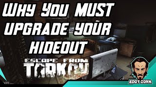 Why You MUST Upgrade Your Hideout  Escape From Tarkov Guide [upl. by Olra]