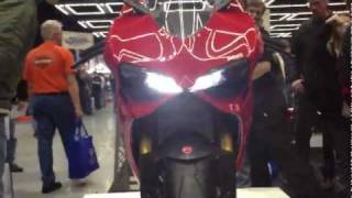 Ducati 1199 Panigale  headlight taillights and instrumen [upl. by Godric66]