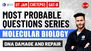 DNA Damage amp Repair  Molecular Biology  Most Probable Question Series  IIT JAM 2025  Lec  4 [upl. by Reeves901]