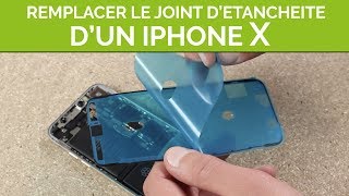 Remplacer le joint de lécran de son iPhone X by SOSav [upl. by Alletsirhc89]