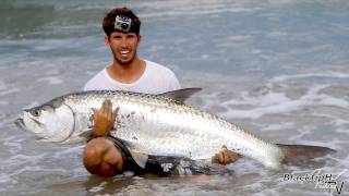 Surf Fishing  Big Tarpon [upl. by Adnoral336]