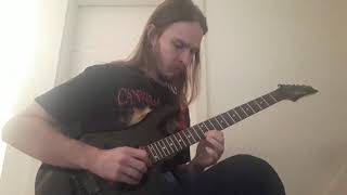 Necrophagist  Ignominious And Pale solo cover [upl. by Smith710]