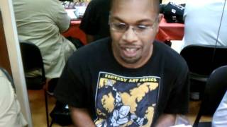 Fantasy Art Comics Raymond Sanders at Onyxcon III [upl. by Geller]