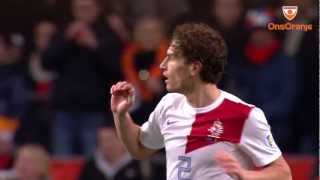 Highlights Daryl Janmaat against Romania 26032013 [upl. by Harlamert]