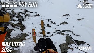 GoPro POV Max Hitzigs World Title Winning Run on the Bec des Rosses I 2024 YETI Xtreme Verbier [upl. by Oicnaneb]