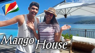 🌊🏖️️beach house  🏨Mango house Seychelles 🗾luxury villa [upl. by Aelsel665]