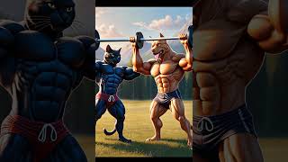 Clash of Titans Shadowclaws Victory muscularcats catvsdogs catstories catadventures mysterious [upl. by Resee472]