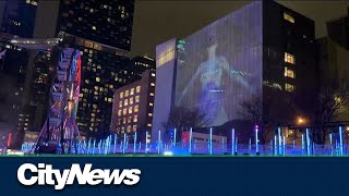 Festivalgoers celebrate Montreal’s 21st annual Nuit Blanche [upl. by Auqenes]