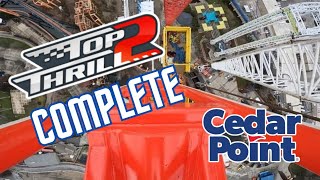 TOP THRILL 2 Now COMPLETE At CEDAR POINT NEW For 2024 [upl. by Azmah81]