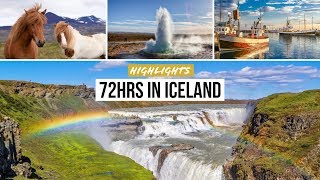 ICELAND Highlights 72hrs Reykjavik amp Golden Circle Island im November [upl. by Anipsed]