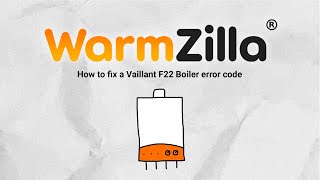 How to fix a Vaillant F22 Boiler error code [upl. by Lecroy]