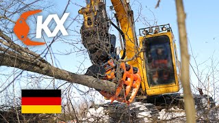 Hochwertige Fällgreifer für Bagger  KXTreeshears [upl. by Aline]