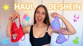 HAUL DE SHEIN 🛍👙Bikinis Vestidos Bañadores ☀️VERANO 2023💥  Iris Lozano [upl. by Ernald]