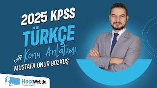 12 KPSS 2024 TÜRKÇE MUSTAFA ONUR BOZKUŞ SÖZCÜK TÜRLERİ  3 [upl. by Aggy]