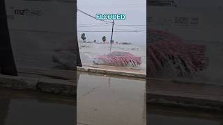 Rosarito Beach Mexico 🇲🇽 Flooded Subscribe for backstreets videos flooding ⚠️ stay inside [upl. by Sorazal345]