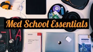 WHATS IN MY BAG Med School Edition  KharmaMedic [upl. by Teahan]